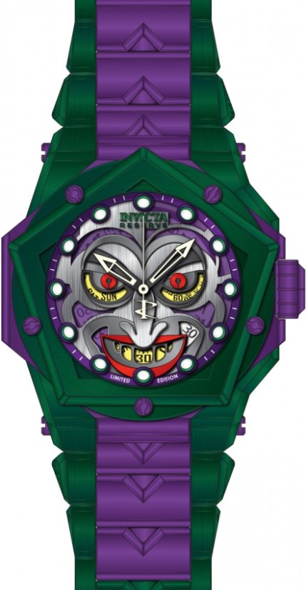 Invicta DC Comics Joker Quartz 54mm 44461 Limited Edition