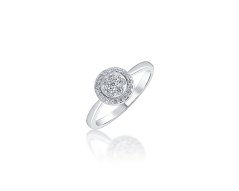 Stříbrný prsten JVD SVLR0025SH20058