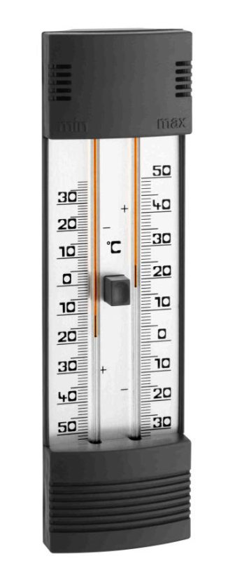 TFA 10.3016 - Teplomer min-max - čierny