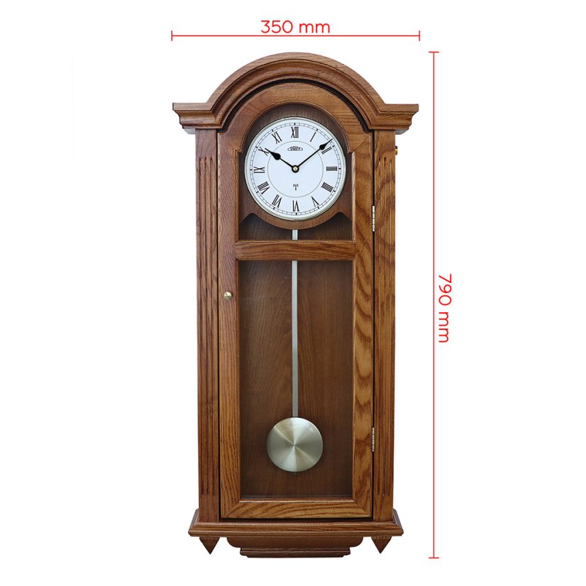 Kyvadlové melodické rádiom riadené hodiny PRIM Radio Melody II - E01P.4236.50