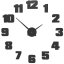 Dizajnové hodiny 10-308 CalleaDesign 65cm (viac farieb) Farba strieborná-2 - RAL9006