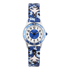 Detské náramkové hodinky s motívom lietadlo JVD J7235.3