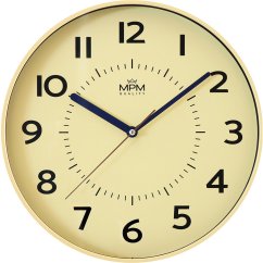 Nástěnné hodiny s tichým chodem MPM Heikki - A - E01.4429.10