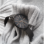 Čierne dámske hodinky MINET PRAGUE Black Flower MESH MWL5161