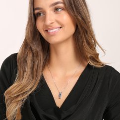 Strieborný náhrdelník JVD SVLN0922SK6M445