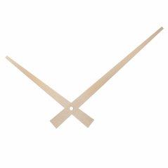 Kovové hodinové ručičky B27 (137 mm, 92 mm) - zlaté - Ručičky hodinové B27 pár zlaté