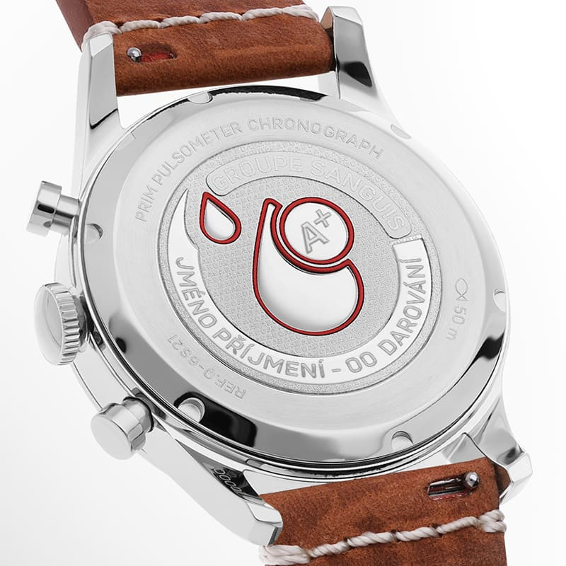 Prím Janský Pulsometer Chronograph 42 - E - W01P.13282.E