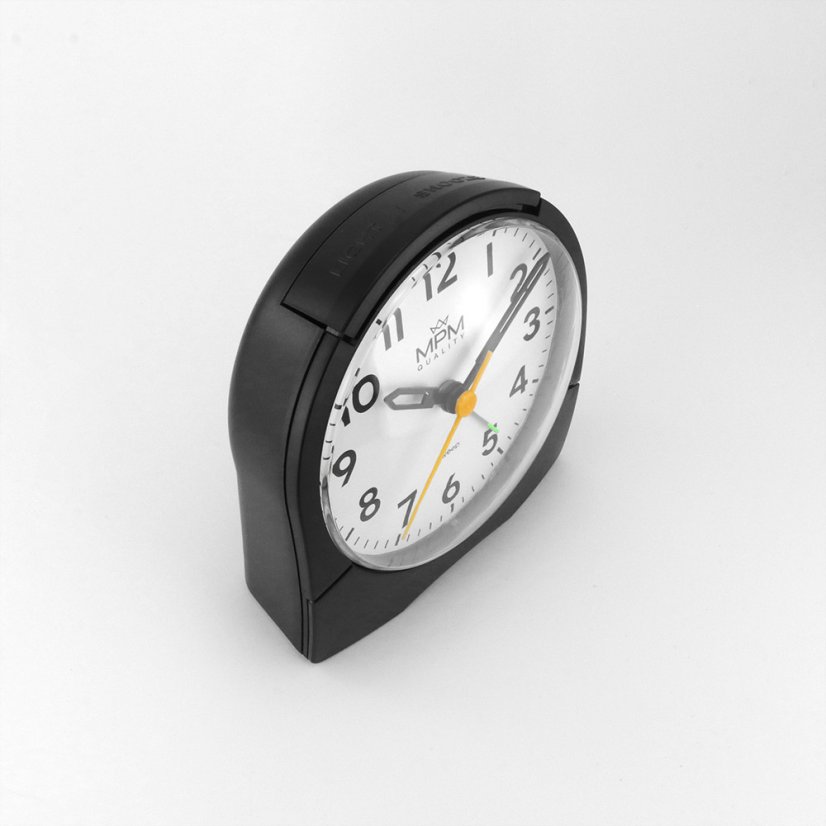Budík s tichým chodem a led podsvětlením MPM C01.4054.90