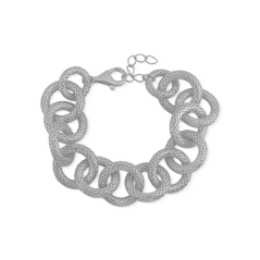 Strieborný náramok JVD SVLB0939S750018