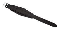 Průvlekový podložkový řemínek na hodinky černý (16 mm)