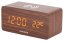 LED budík-hodiny 5933DW Karlsson s nabíjačkou smartfónov 15cm