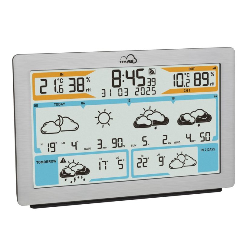 TFA 35.8100.54 - Bezdrôtová WiFi meteostanica TFA.me ID-02