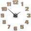 Dizajnové hodiny 10-308 CalleaDesign 65cm (viac farieb) Farba strieborná-2 - RAL9006