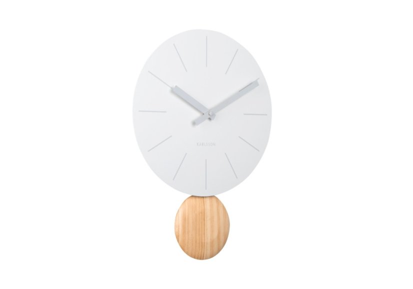 Dizajnové kyvadlové hodiny 5967WH Karlsson 41cm