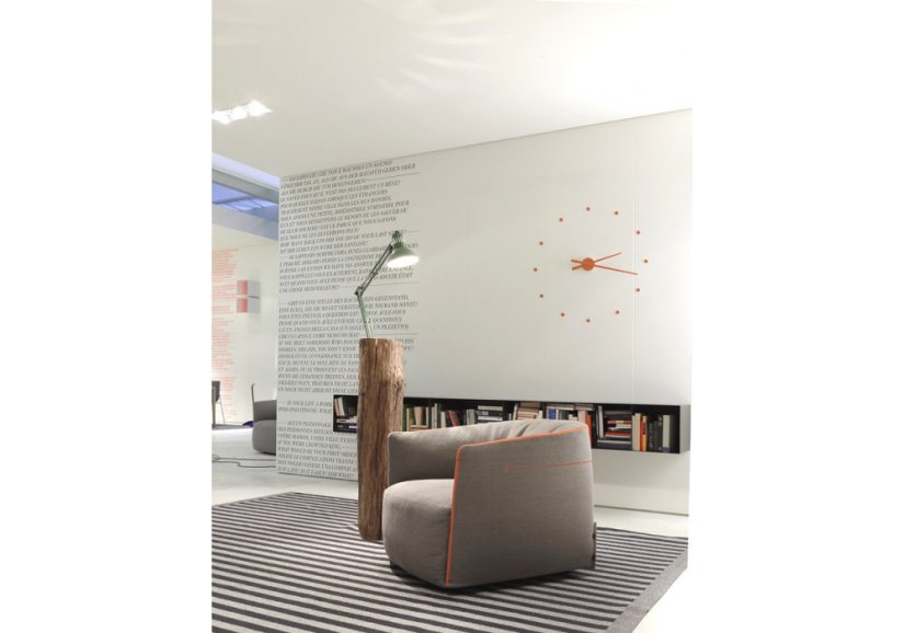 Designové nástěnné hodiny NOMON OJ dýňové 50cm