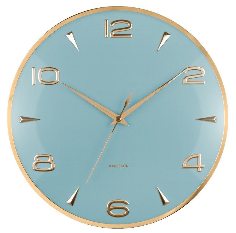 Dizajnové nástenné hodiny 6017BL Karlsson 40cm