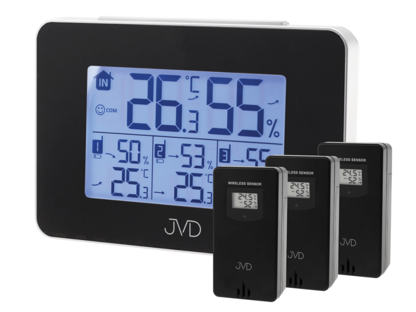 Digitální bezdrátový teploměr JVD T3364.2