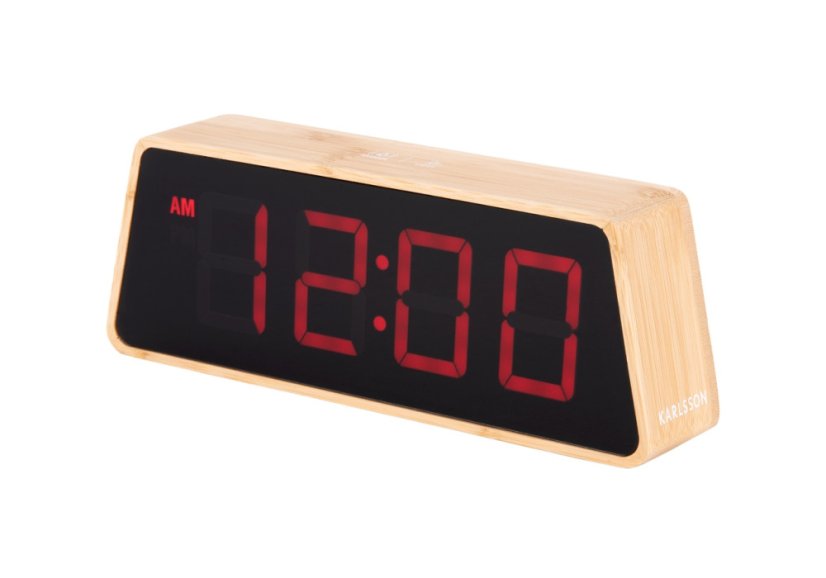Dizajnový LED budík - hodiny 5931 Karlsson 19cm