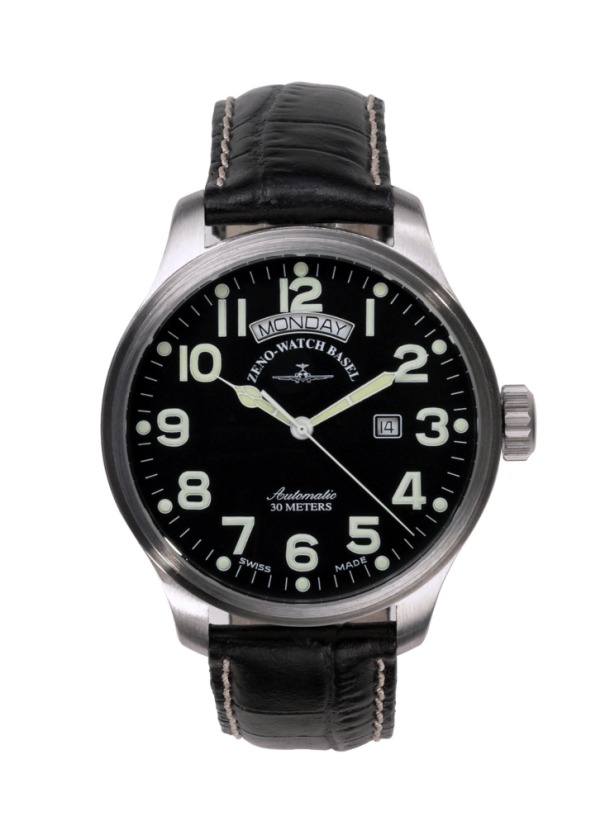 ZENO-WATCH BASEL 8554DD-12-a1 Pilot Oversized Big Day ZENO-WATCH BASEL 8554DD-12-a1 Pilot Oversized Big Day