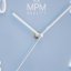 Nástenné hodiny s tichým chodom MPM Rivera - A - E01.4455.30