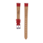 Kožený remienok na hodinky PRIM RB.13102 červený (12mm)