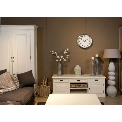 Dizajnové nástenné hodiny 2521 Nextime Arabic white 34cm