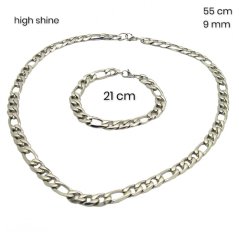 Ocelový náhrdelník + náramek 23954600