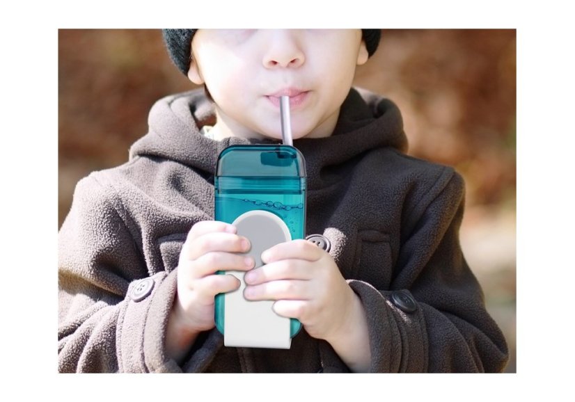ASOBU univerzálny detský Drink Box zelený 300ml