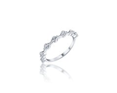 Stříbrný prsten JVD SVLR0416XH2BI53