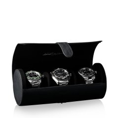 Pouzdro na hodinky HEISSE & SÖHNE 70019-149 Rondo 3 Black/Black