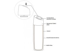 ASOBU dámská trendy termoska 5 Avenue stříbrná 390ml