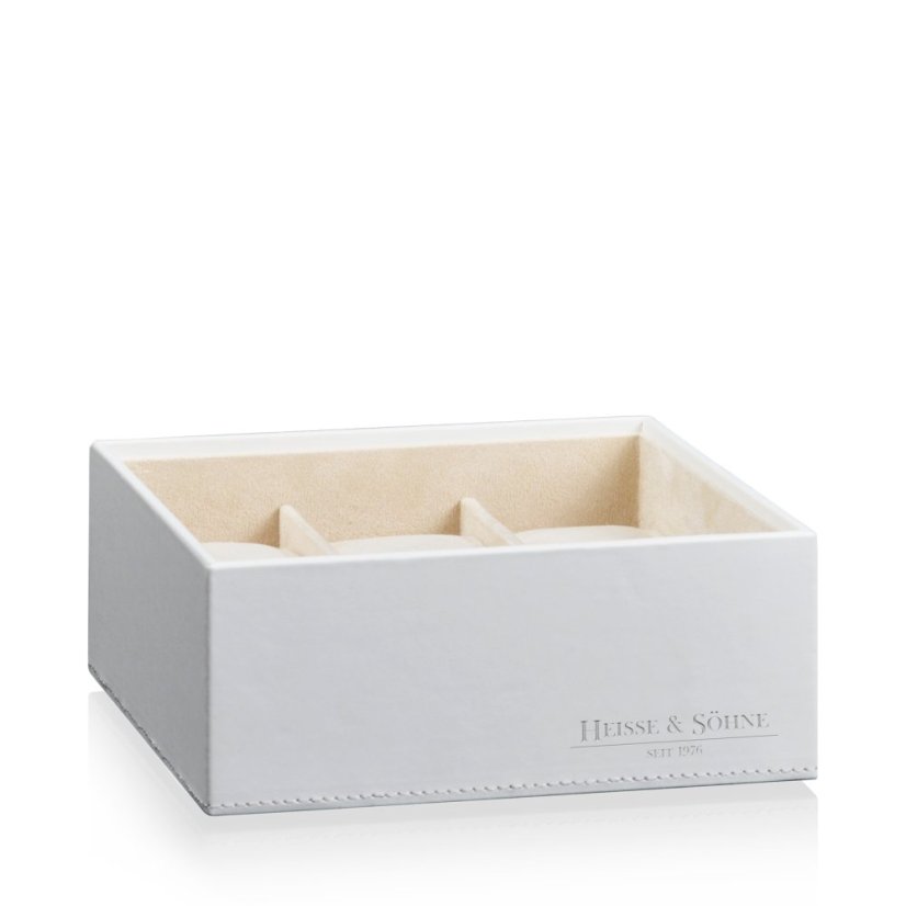 Kazeta na hodinky HEISSE & SÖHNE 70019-128.42 HS Mirage XL - dolní modul pro 6 hodinek - Creme