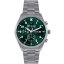 LAVVU Pánské titanové hodinky PILOT Chronograph Emerald Green 100M Sapphire