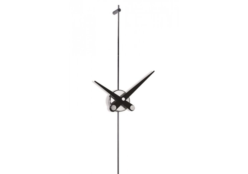 Dizajnové nástenné hodiny Nomon Punto y coma I black 113cm