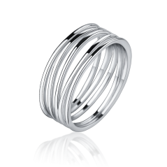 Stříbrný prsten JVD SVLR1342XK80056