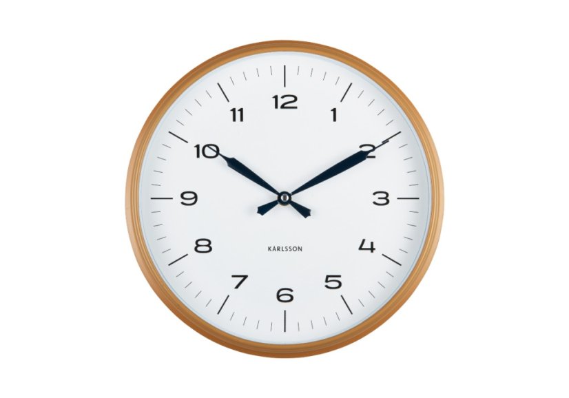 Dizajnové nástenné hodiny 6056YE Karlsson 30cm
