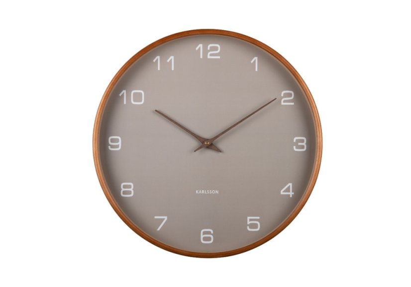 Dizajnové nástenné hodiny 5993GY Karlsson 40cm