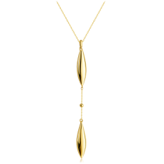 MINET Moderný zlatý náhrdelník Au 585/1000 2,95 g