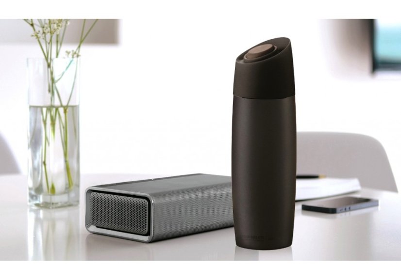 ASOBU dámska trendy termoska 5 Avenue strieborná 390ml