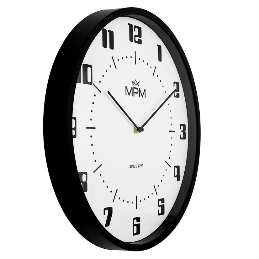 Nástenné hodiny s tichým chodom MPM Retro Since 1993 - A - E01.4206.00
