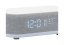 Stolové hodiny s budíkom, nabíjačkou smartfónov a Bluetooth reproduktorom 6033GY Karlsson 20cm