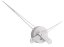 Dizajnové nástenné hodiny Future Time FT9650SI Hands silver 60cm