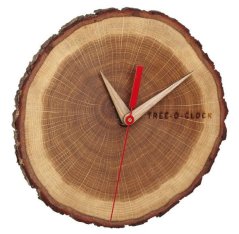 TFA 60.3046.08 - Nástenné hodiny z dubového dreva Tree-o-clock
