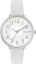 MINET Bílé dámské hodinky PRAGUE White Flower