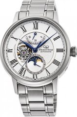 Orient Star Classic M45 F7 Moon Phase Open Heart Automatic RE-AY0102S00B