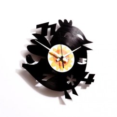 Designové nástěnné hodiny Discoclock 012  Twitter's dumb brother 30cm
