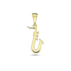 Zlatý prívesok saxofón ZP0180XJ70-6900 (585/1000) 0,69g