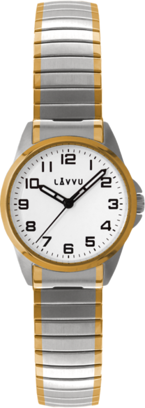Dámske pružné hodinky LAVVU STOCKHOLM Small Bicolor LWL5014