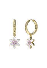 Guess White Lotus náušnice JUBE04137JWYGWHT/U