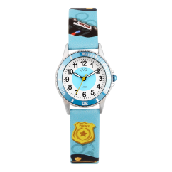 Dětské náramkové hodinky s motivem policie JVD J7232.2